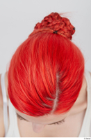  Groom references Lady Winters  004 braided hair hair bun head red long hair 0020.jpg